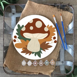 Paint by Number, Mushroom Bouquet