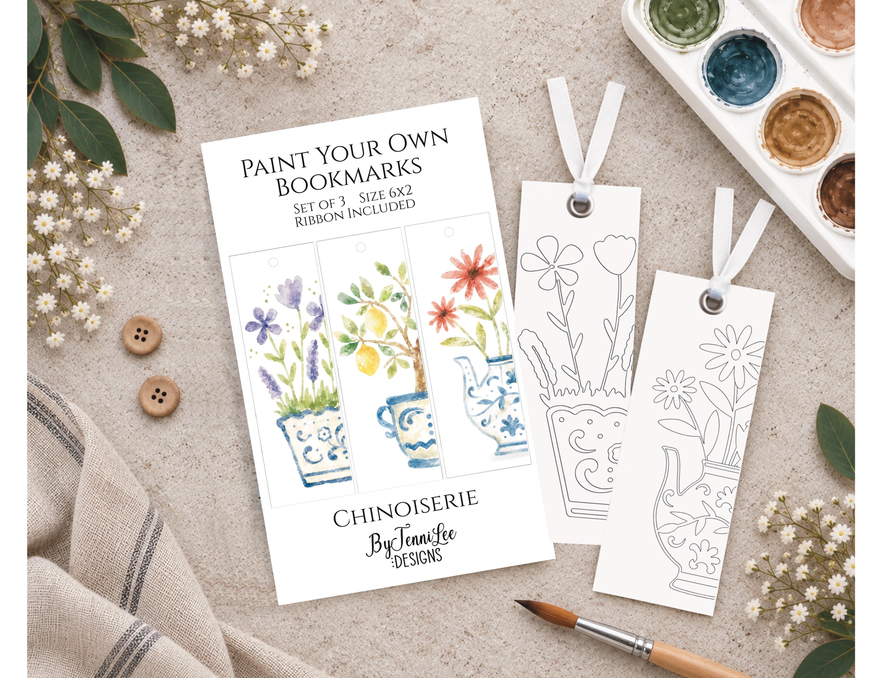 Paint by Number Chinoiserie - Etsy