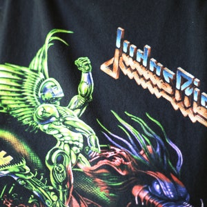 Custom Cut Judas Priest Painkiller Side Slit Sleeveless Shirt image 5