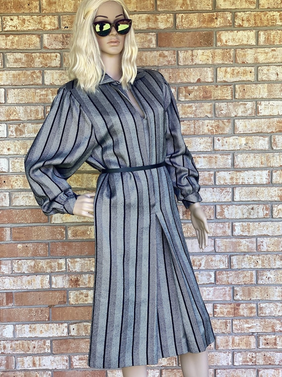 black white vertical striped dress Malys black vertical-stripe netted maxi dress