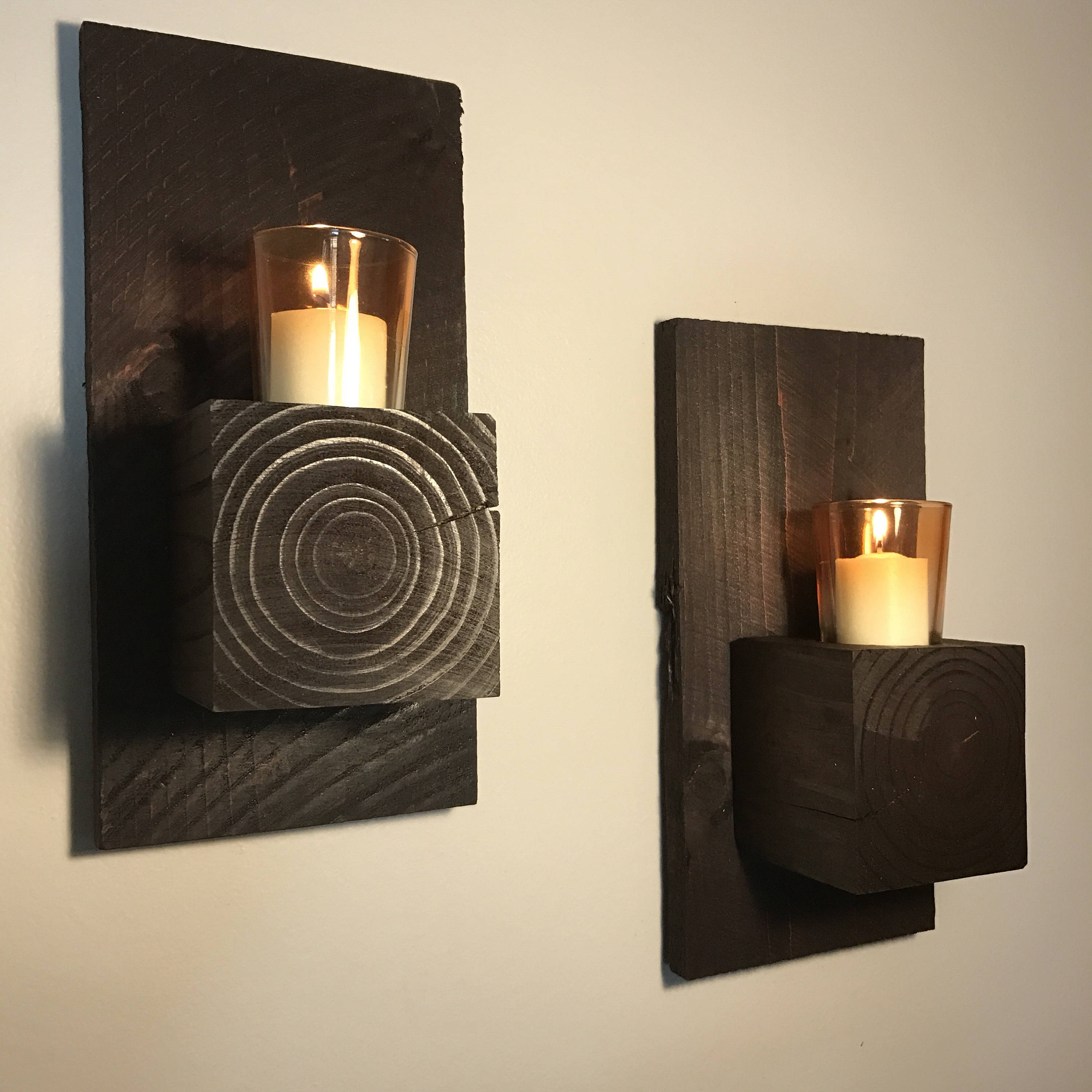 Candle Sconces Wall Decor Set Of 2 / Pin on wroughtiron decor / Rustic