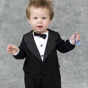 Elegant One Piece Baby Tuxedo. With every order in my shop receive a …
