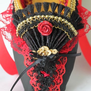 Decorated Pointe Shoe:Don Quixote, Kitri, Paquita, Nutcracker Spanish Dance, Satanella