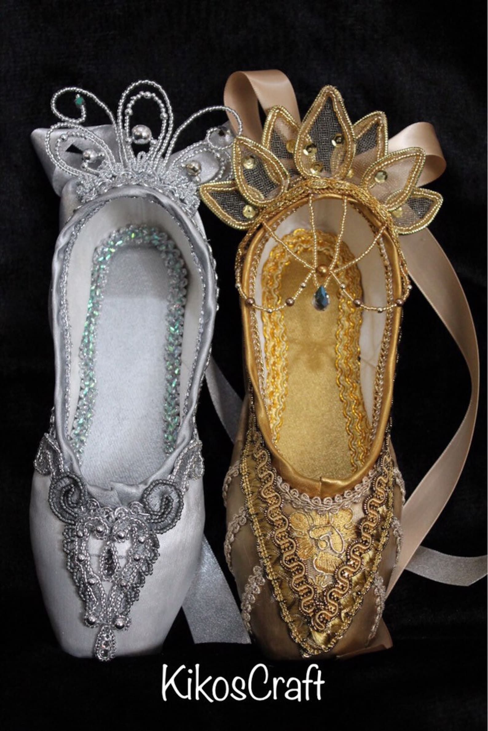 decorated pointe shoe: sleeping beauty silver fairy , diamond fairy,ooak ballet gift, yagp gift, competition gift decorated pointe shoe: sleeping beauty silver fairy , diamond fairy,ooak ballet gift, yagp gift, competition gift