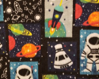 COBERTOR DE LÃ - OUTERSPACE & ROCKETS - Cobertor de lã sem costura 58" x 72"; Jogue, bebê, cachorro, gato, quente, macio, aconchegante, fofo, leve, pelúcia respirável