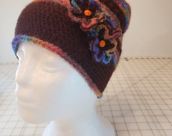 Chapéus fofos como um botão – Gorros feitos à mão com flores