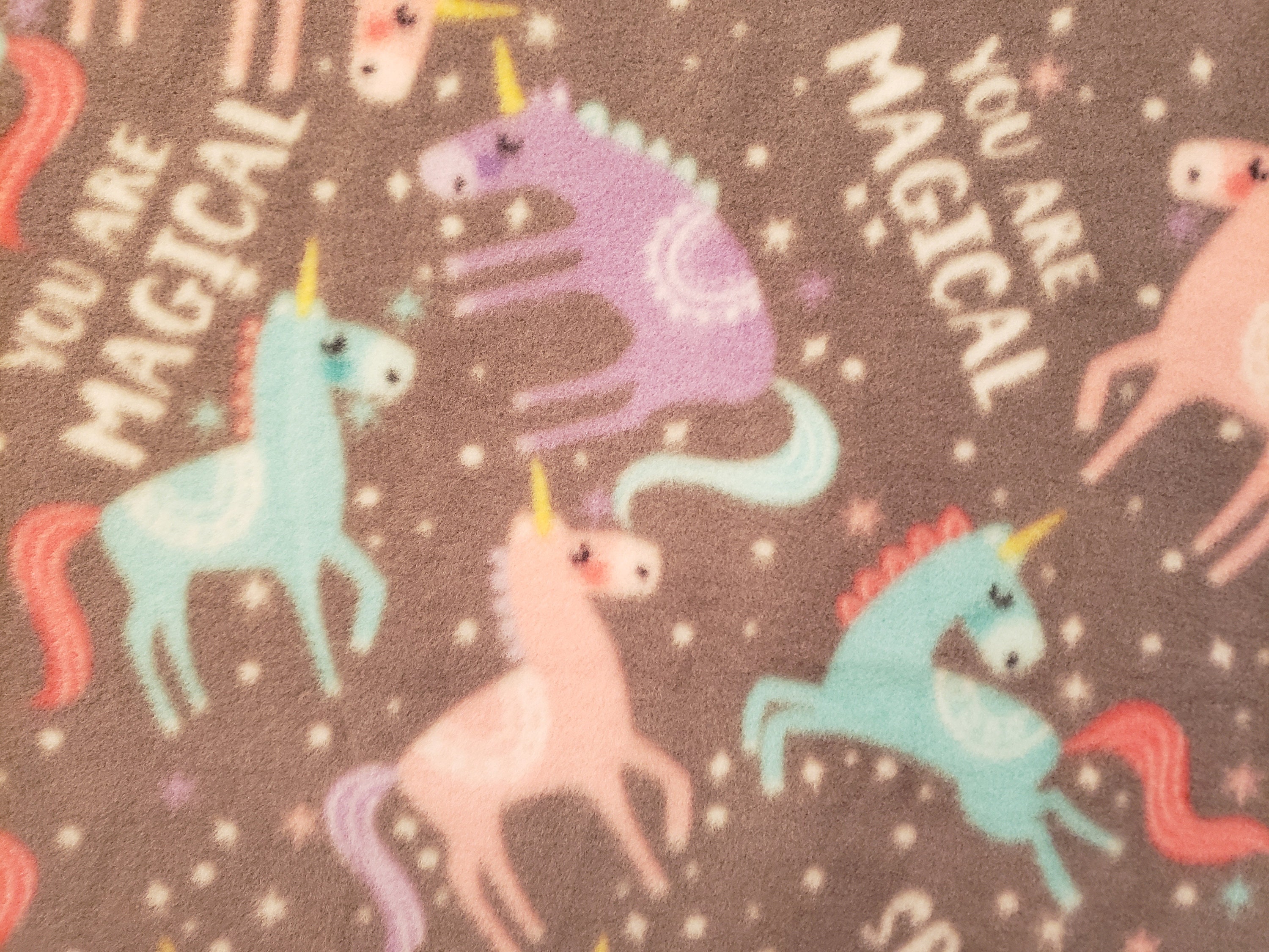 Fleece BLANKET UNICORN'S NoSew Fleece Blanket 54' Etsy
