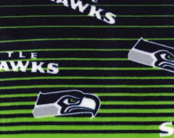 COBERTOR DE LÃ - SEATTLE SEAHAWKS Linear - Cobertor de lã sem costura 58" x 72" lance, bebê, cachorro gato quente macio aconchegante fofo leve pelúcia respirável