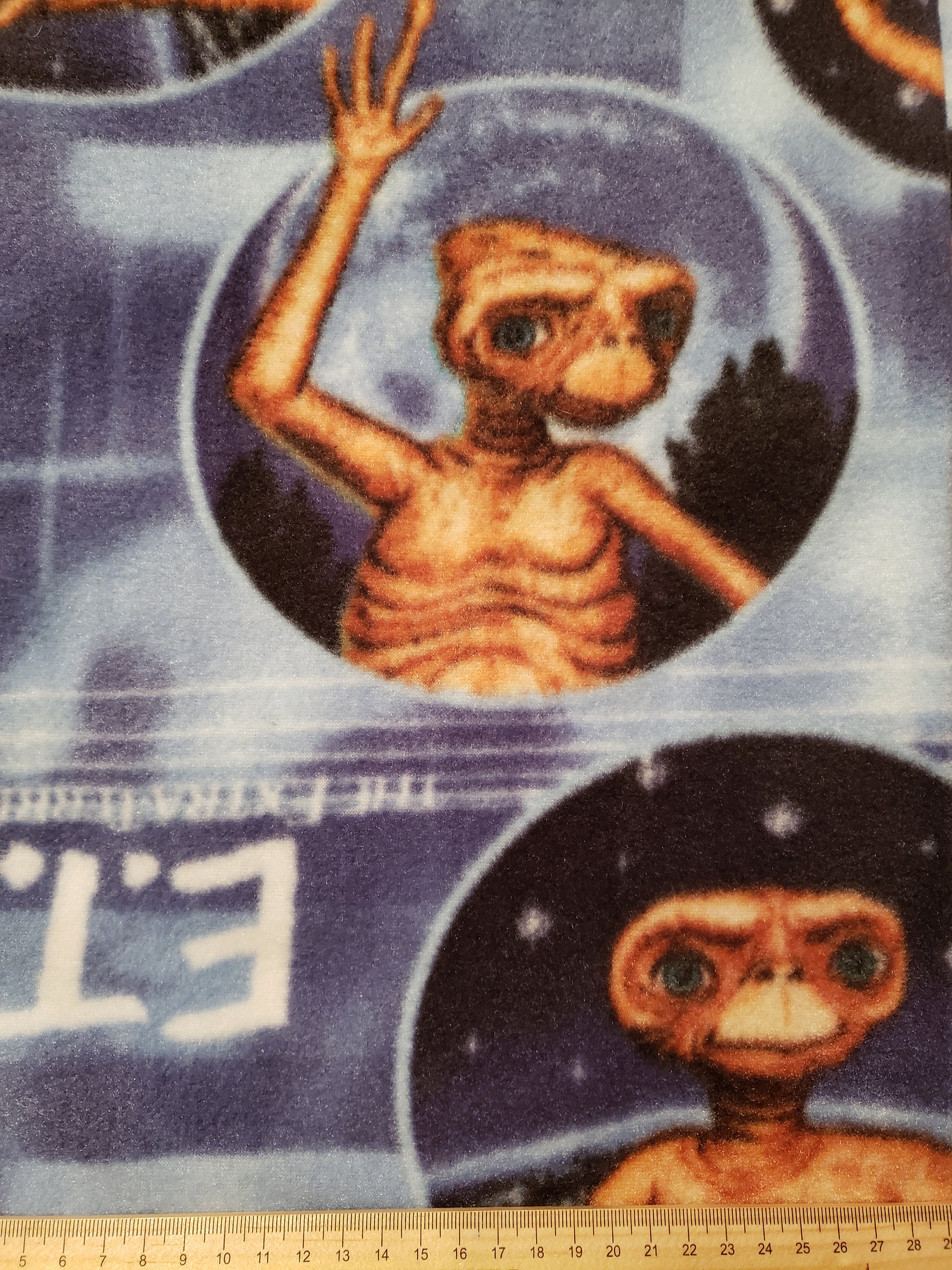 Fleece Blanket E.T. EXTRA TERRESTRIAL NoSew Fleece Etsy