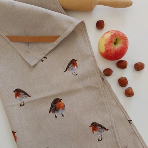 Tea towel robin, 80cotton, 20polyester