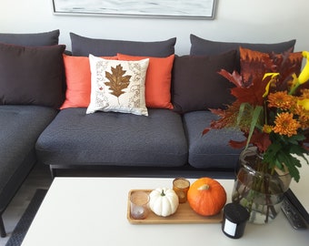 Cushion cover "Autumn Leaves - Oak"