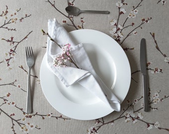 Sakura Tischdecke, Sakura Tischläufer, Tischdecke Kirschblüten, Kirschblüten Tischläufer, Blumen Tischdecke
