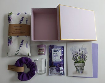 Lavender gift set dream time, gift for Mother's Day, relaxation gift, birthday gift, get well soon gift set