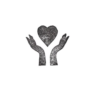 Handstempel, Handherz Stempel, Holzstempel, Handgeschnitzter Stempel, Liebesstempel, Druckstempel, Holzstempel, Tonstempel, Postkartenstempel