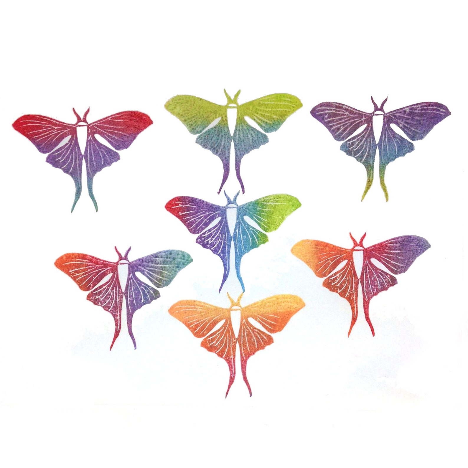 Moth Stamp Butterfly Stamp Insect Stamp Wooden Stamp Hand Etsy