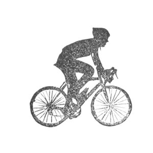 Sello de motociclista, sello ciclista, sello deportivo, sello con su nombre, sello personalizado, sello de madera, tallado a mano, regalo personalizado