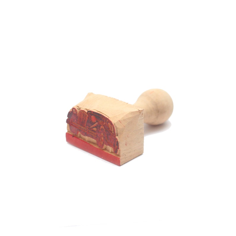 car stamp hand carved wooden stamp stamp with your name personalized stamp personalized gift