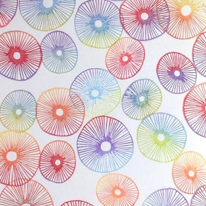 Ensemble de 3, timbre de cercles, modèle de cercles, timbre de fleur, modèle de coquelicots, timbre en bois, main découpée