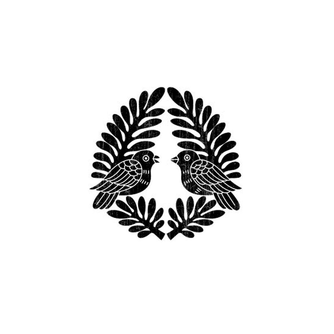 Bird Stamp Japanese Stamp Crest Stamp Wooden Stamp Hand Etsy