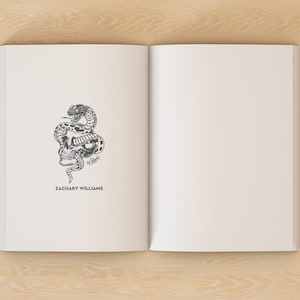 Exlibris Stempel, Schlangen Stempel, Bibliothek Stempel, Gummistempel, handgeschnitzt, Druckform, Tonstempel, Keramik Stempel, Postkarten Stempel