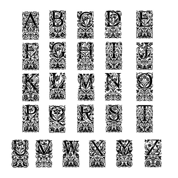 Alphabet Stamps - Etsy