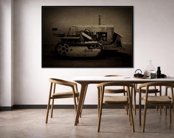 Vintage John Deere MC | Framed Wall Art on Stretched Canvas