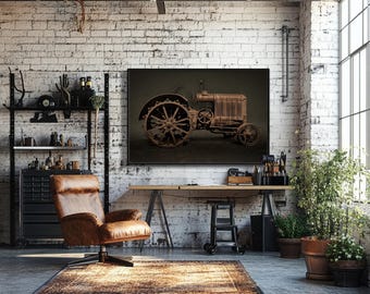 Vintage Farmall McCormick-Deering Photo Wall Art on Canvas