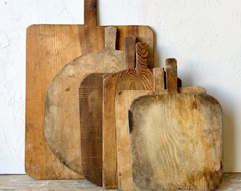 Antique Bread Board | Vintage European Cheese Charcuterie