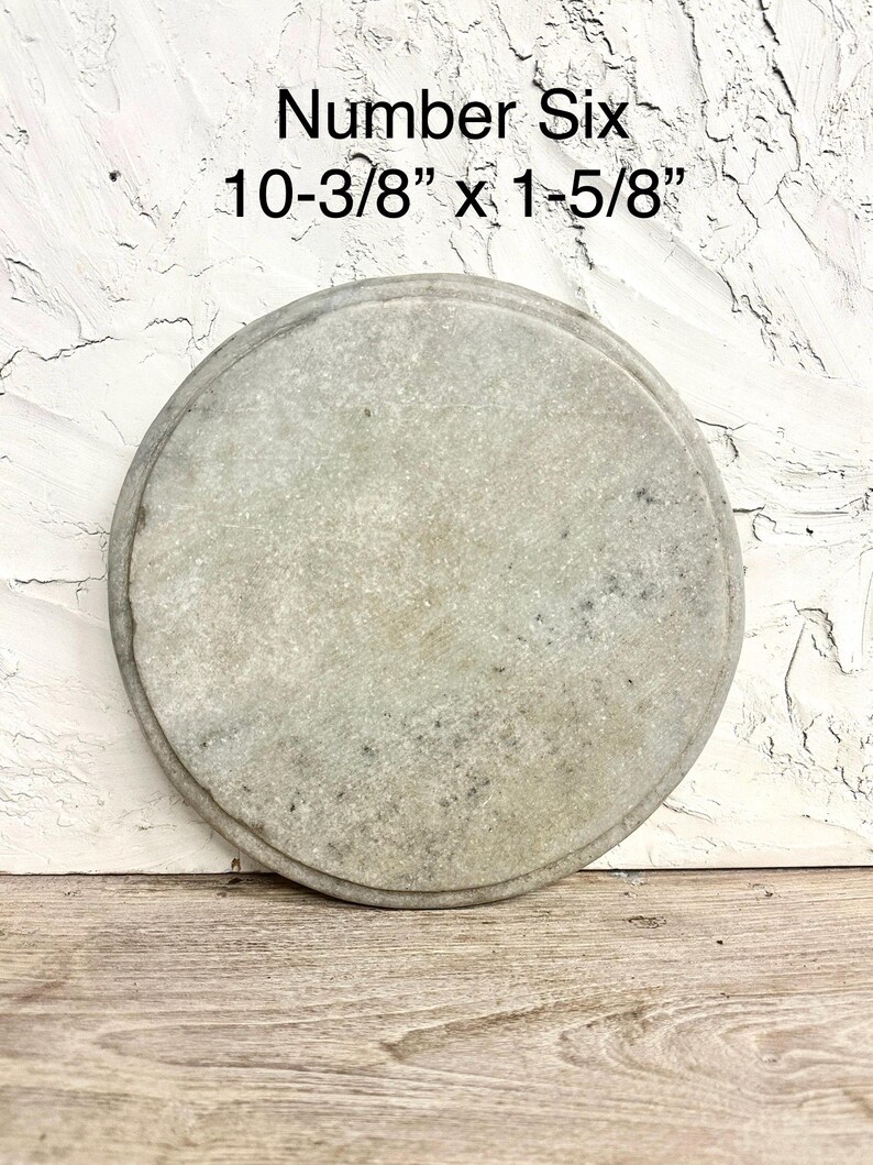 Marble Stone Round Riser| Rustic Organic Coffee Table Decor 10” - Etsy