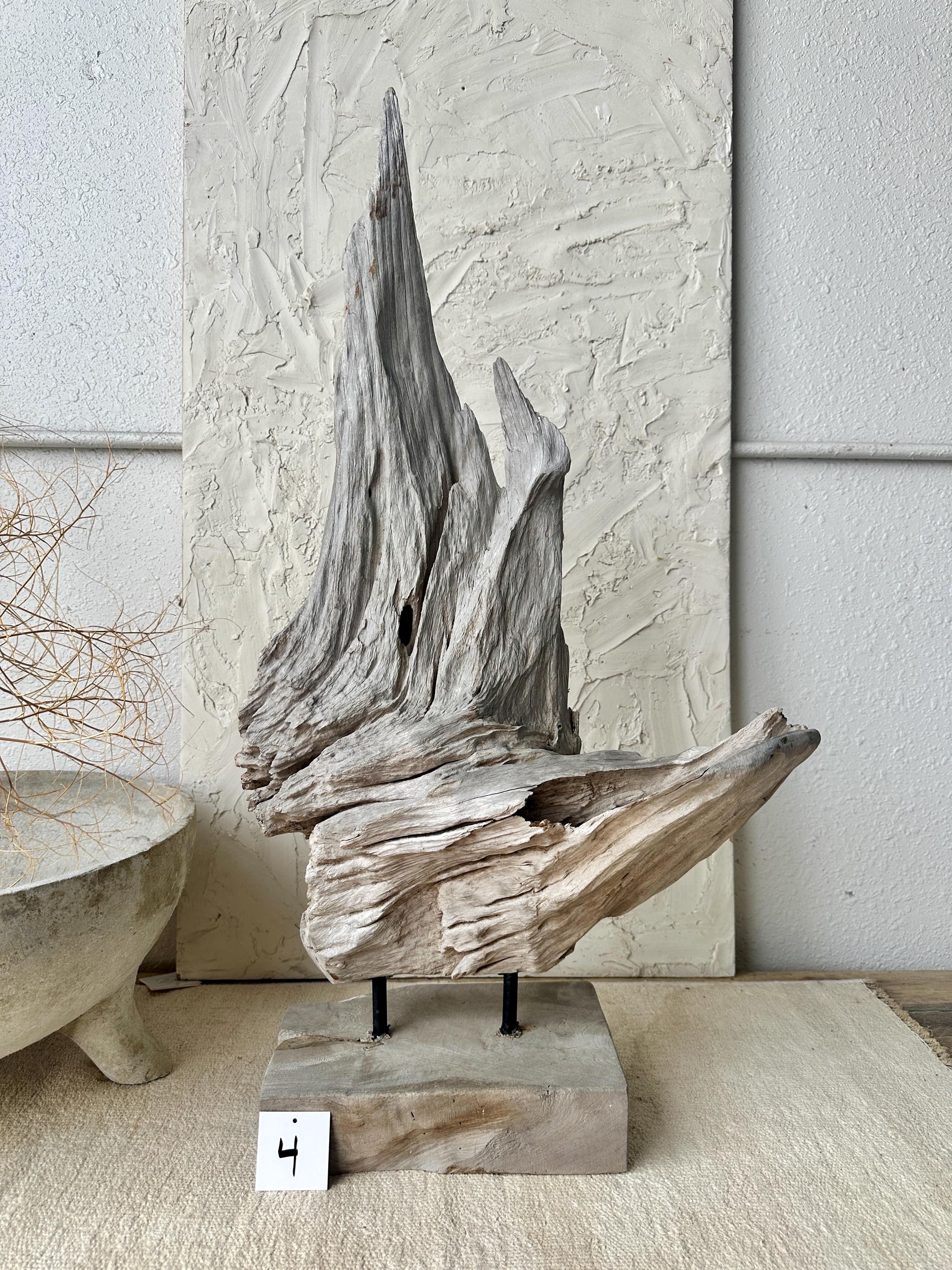 Driftwood Teak Root Sculpture on Stand X-large 30” - Etsy