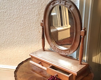 unfinished pine dressing table