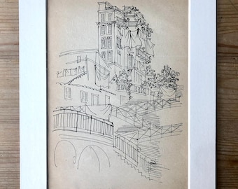 1974年 ベン・シャーン リトグラフ版画『For the Sake of a Single