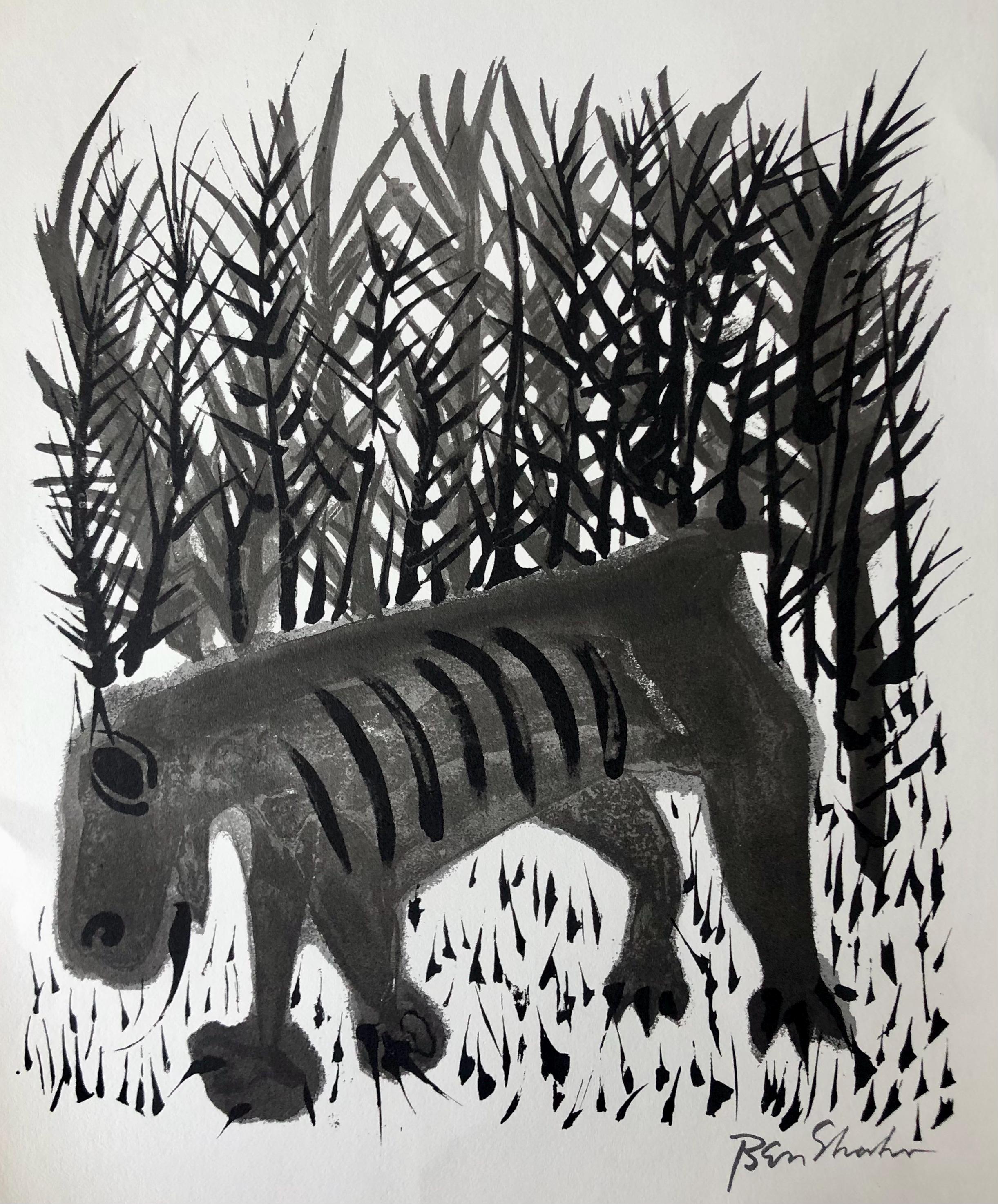 1974年 ベン・シャーン リトグラフ版画『For the Sake of a Single