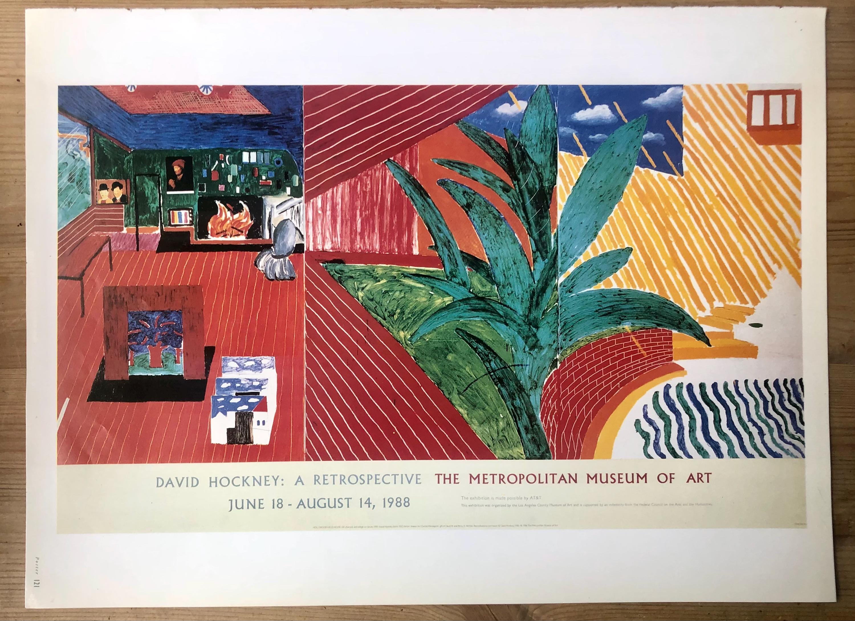 David Hockney: A Retrospective ポスター