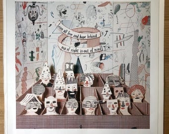 David Hockney Original Poster 'mr and Mrs Clark and Percy', 1974