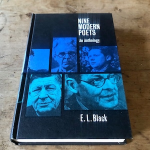 Nueve poetas modernos Antología E. L. Black 1966 Primera edición Tapa dura