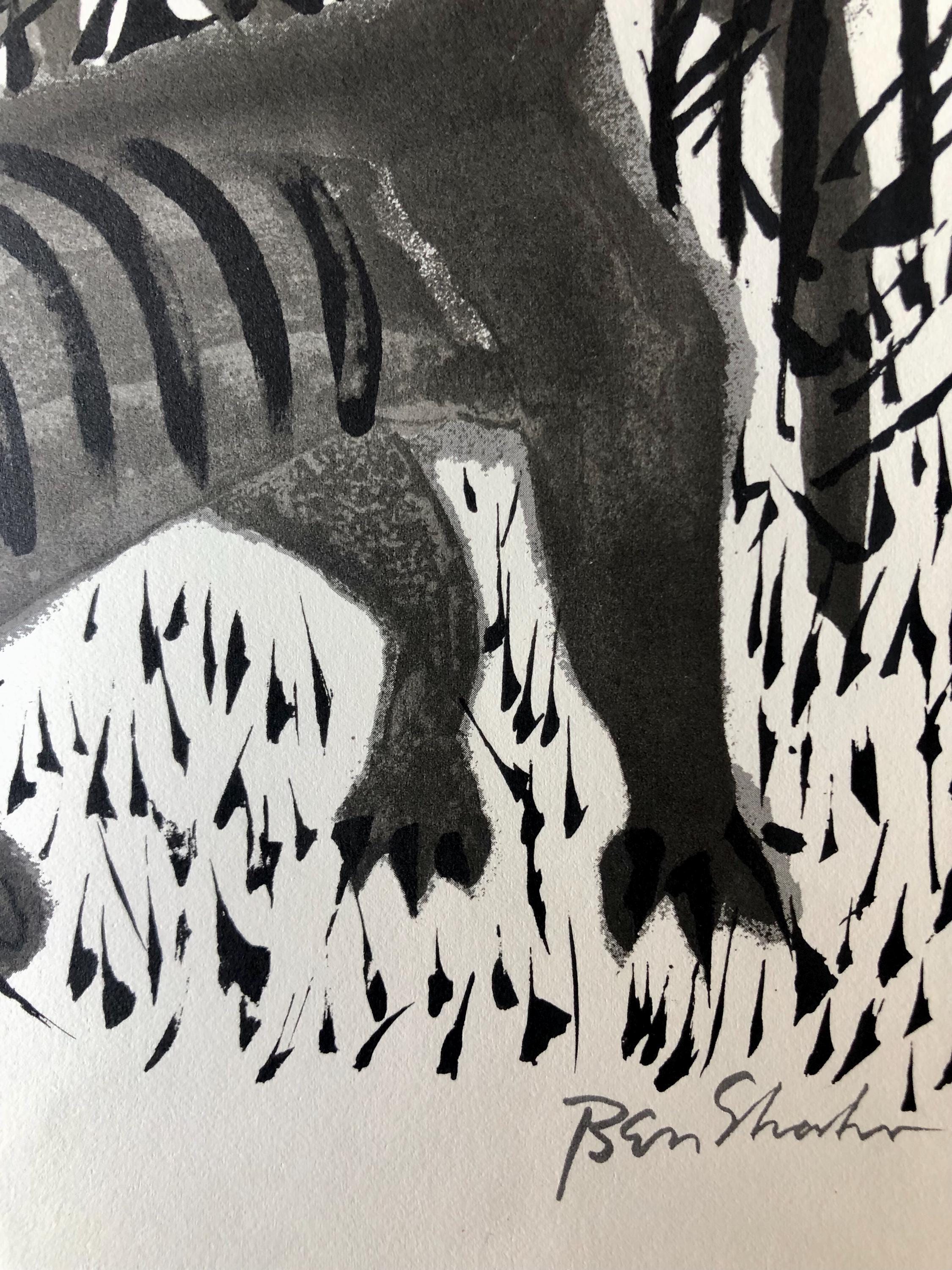 1974年 ベン・シャーン リトグラフ版画『For the Sake of a Single