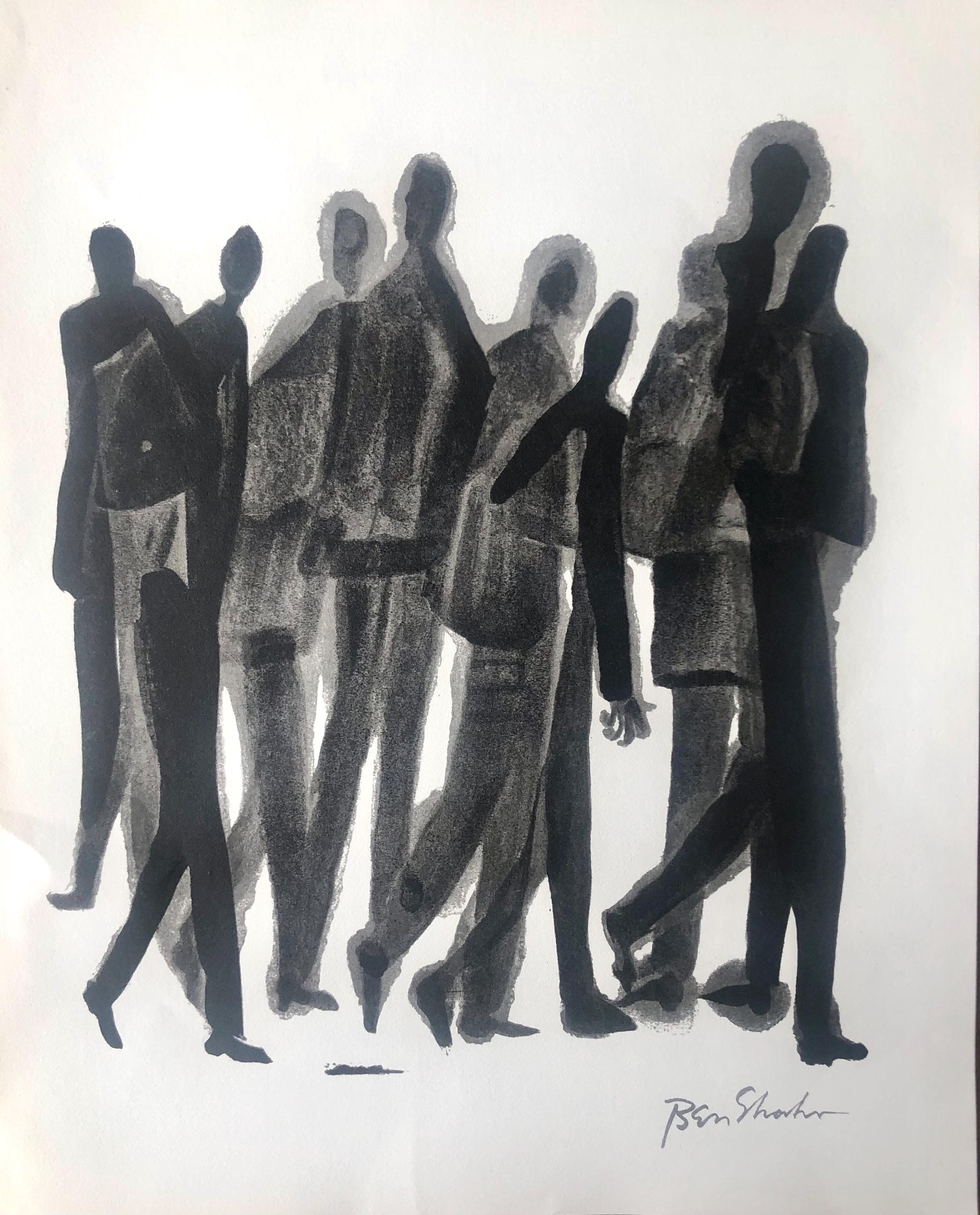 1974年 ベン・シャーン リトグラフ版画『For the Sake of a Single
