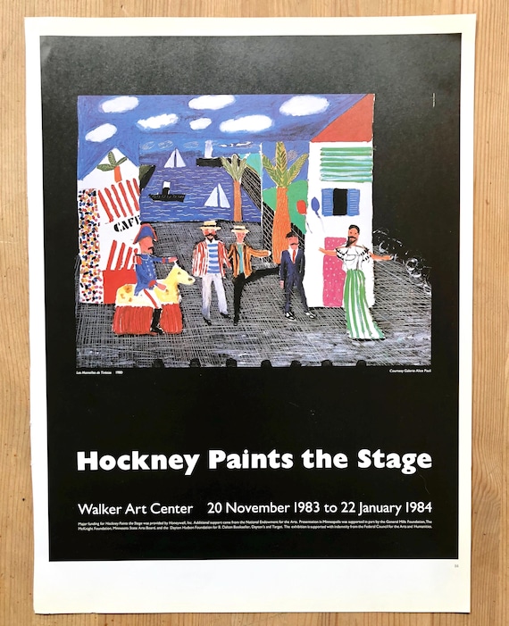 DAVID HOCKNEY - Hockney Painting the Stage, Walker Arts Centre