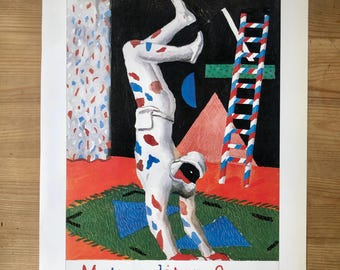 David Hockney Original Poster 'mr and Mrs Clark and Percy', 1974