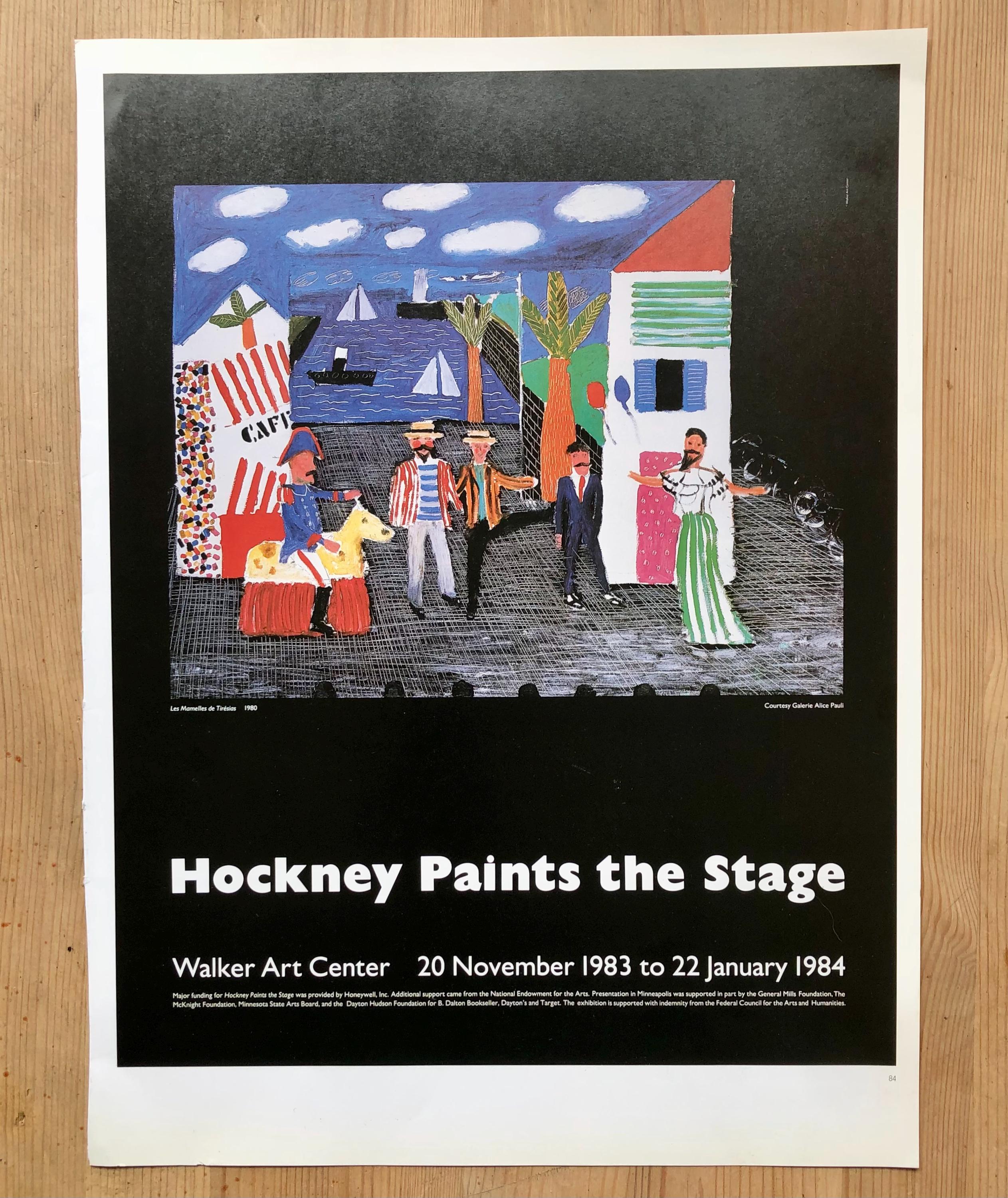 DAVID HOCKNEY - Hockney Painting the Stage, Walker Arts Centre