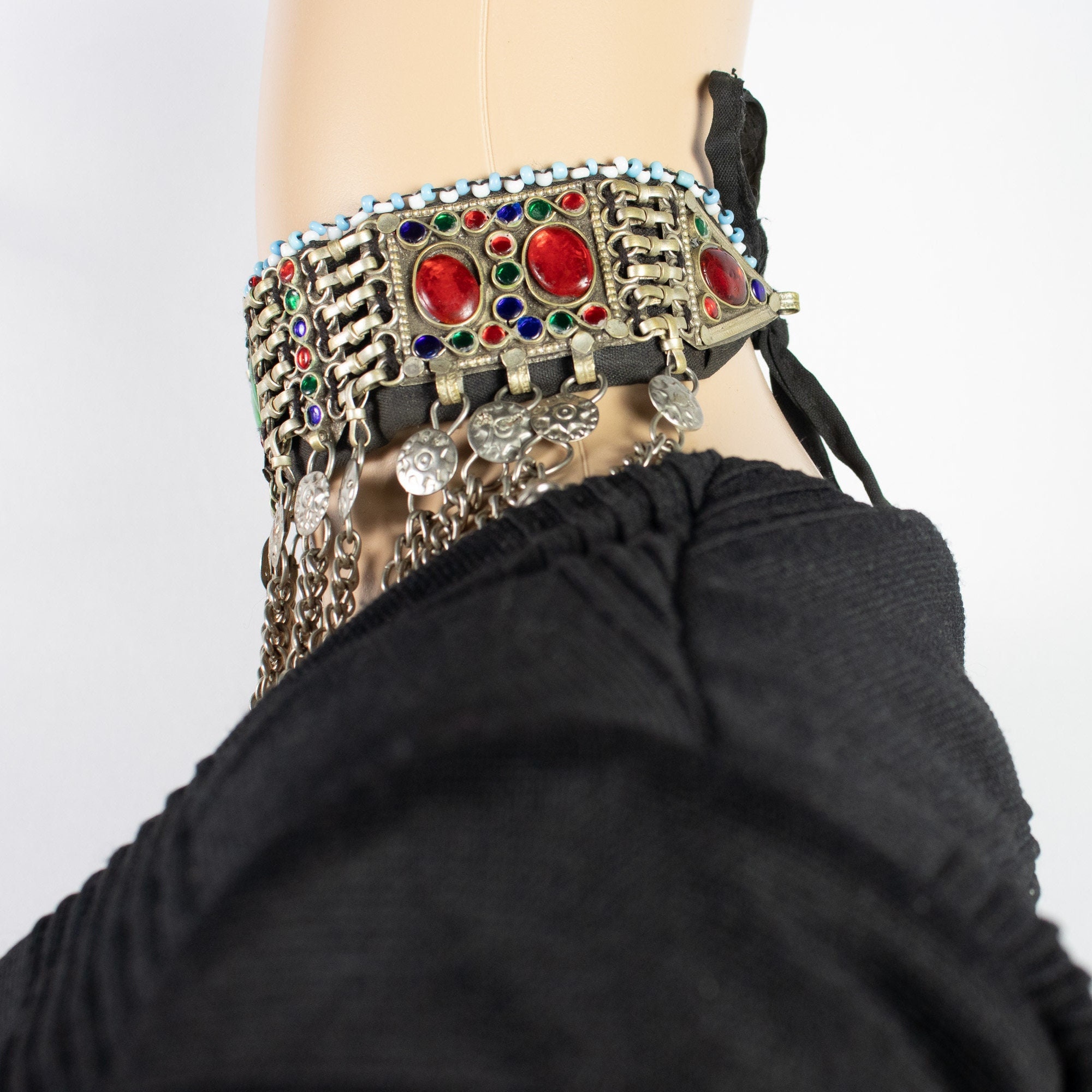 ヴィンテージ クチ チョーカーネックレス：アフガニスタンの部族