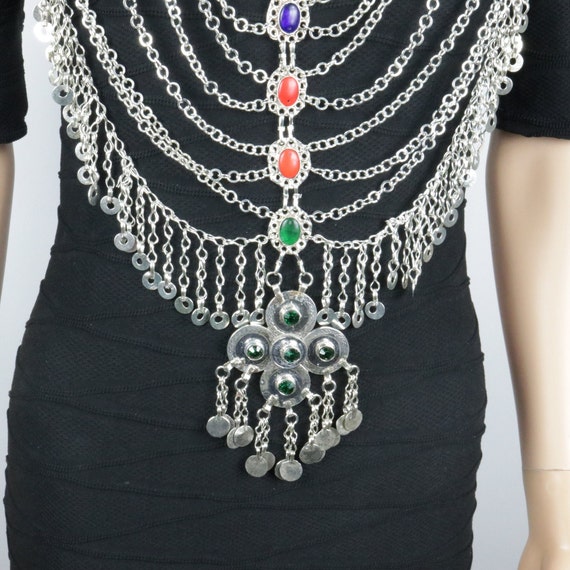 Body Necklace  - Statement Necklace - Afghan Aqee… - image 7