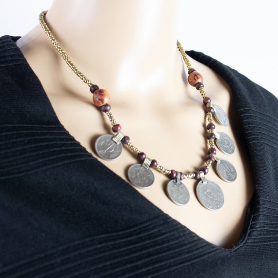 Vintage Style Kuchi Choker Necklace  - Statement … - image 4