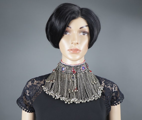 Vintage Style Kuchi Necklace - Statement Necklace