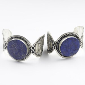 Vintage Afghan Kuchi Cuff Bracelet Set - Bohemian Statement Jewelry for Tribal and Belly Dance