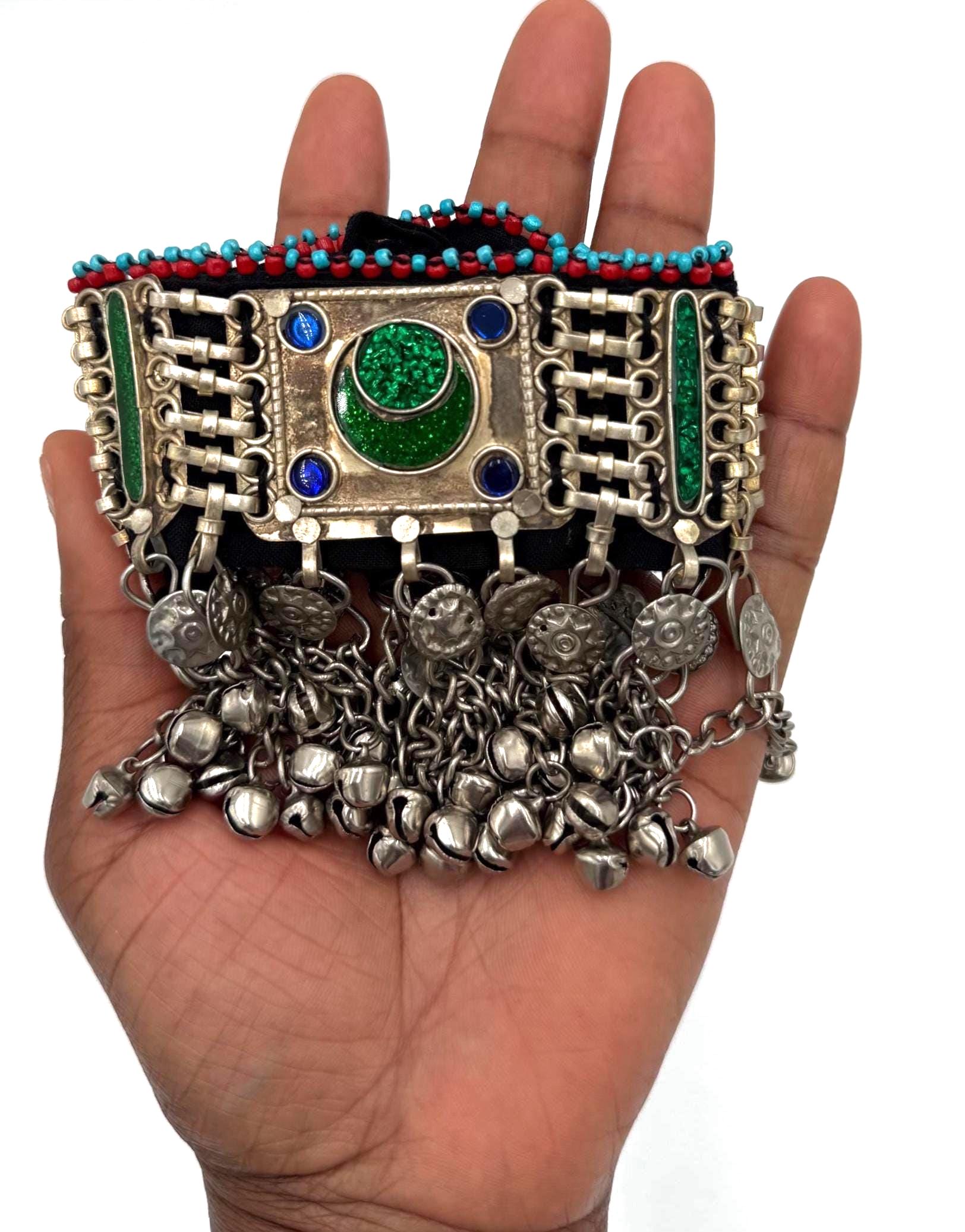 ヴィンテージ クチ チョーカーネックレス：アフガニスタンの部族