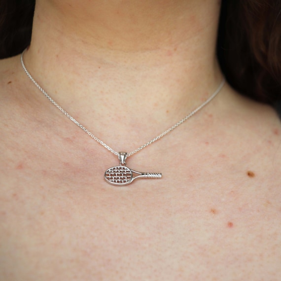 Sterling Silver Tennis Necklace