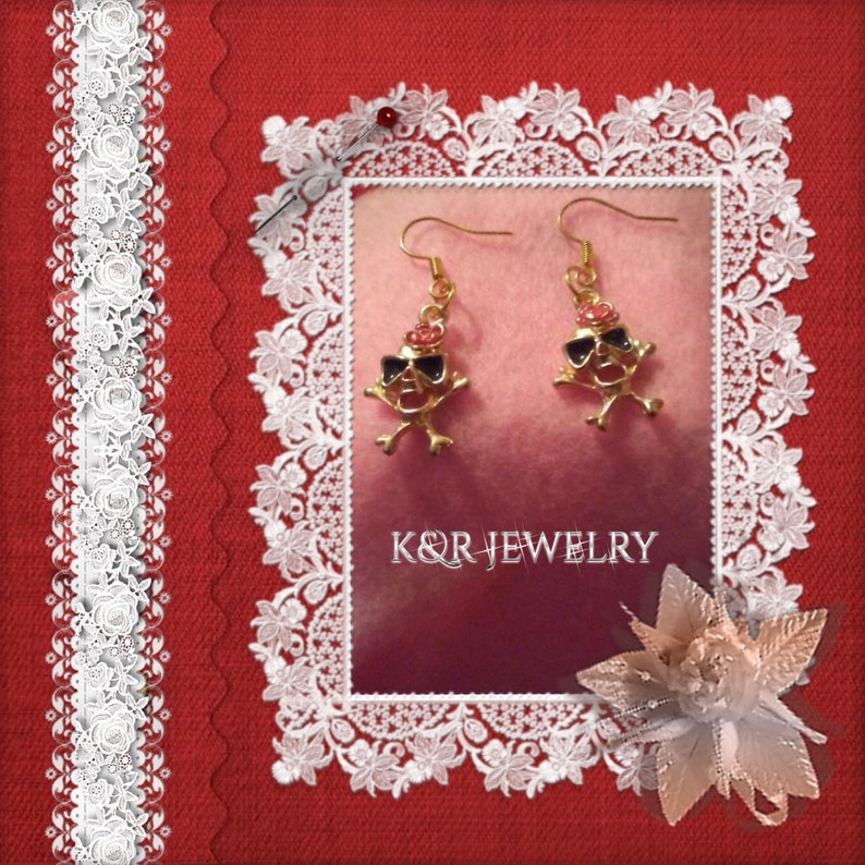 skull jewelry set
