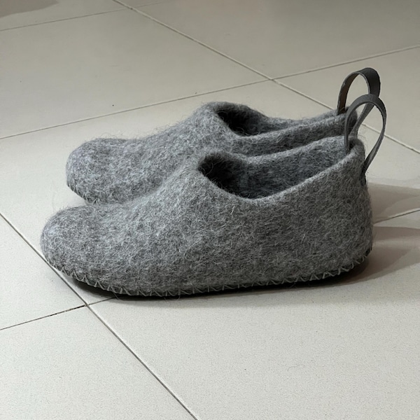 Natural Warm Valenki • Valenki Home Boots • Felted Wool shoes • Pure Wool • Handmade Winter Slippers